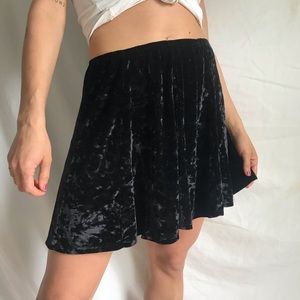 Brandy Melville Velvet Skirt